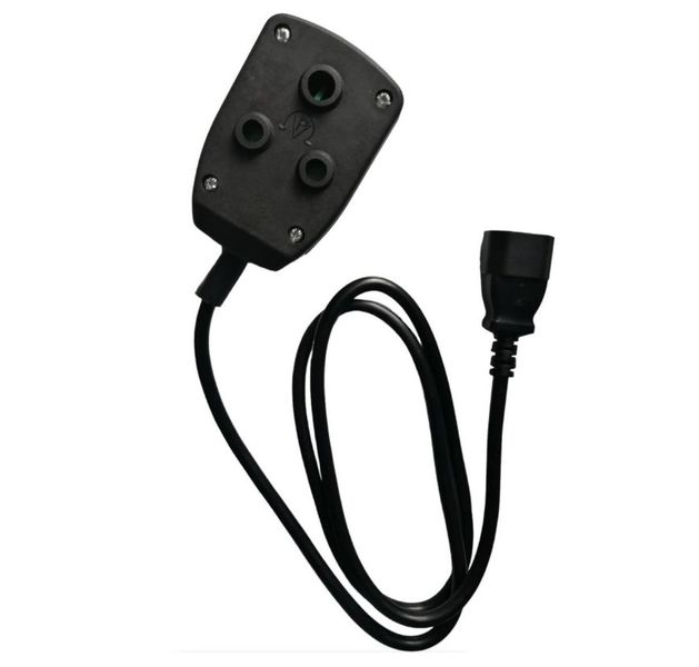 2 - Way Plug With IEC Connector For UPS - 1.8m Long cord