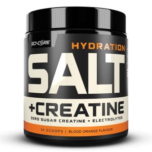 Hydration Salt + CREATINE Zero Sugar Electrolytes- 30 servings-Blood Orange