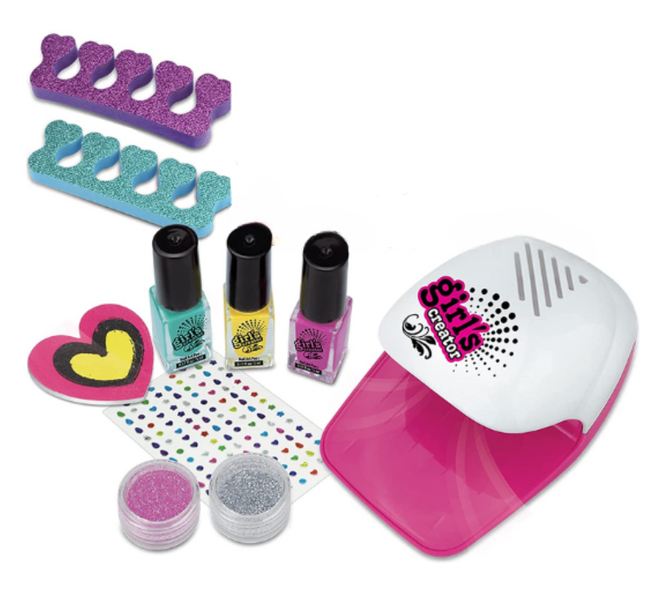 Girl's Creator DIY Nail Art Glam Salon Quick Dry Nail Dryer &amp; Starshot Bag