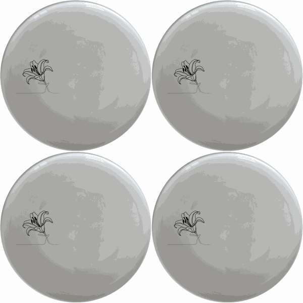 Easter Lilly Dinner Plate Set of 4 - Range 3