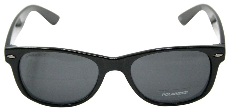 Lentes and Marcos "Prince-Lorenz" Polarised/UV400 Black Wayfarer Sunglasses
