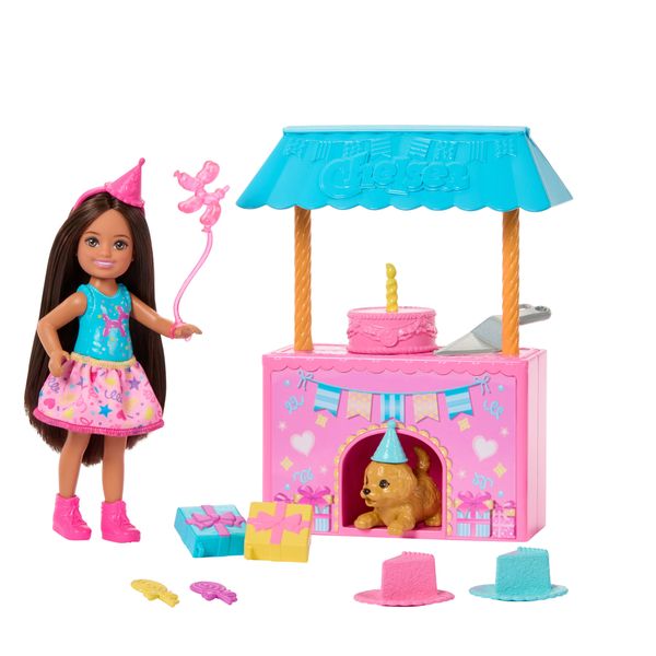 Barbie Club Chelsea Birthday Surprise Doll And Accessories