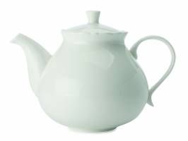 Maxwell &amp; Williams - 1.1 Litre White Basics White Rose Teapot