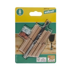 Wolfcraft Dowel Kit 8mm