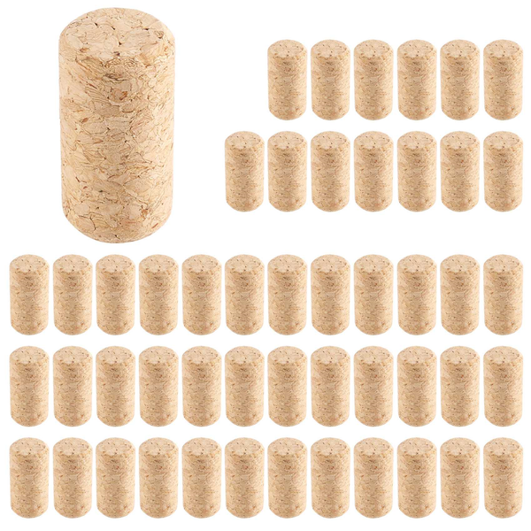 50 Pcs Cork Plugs Wine Bottle Cork Stoppers for Wine Beer Bottles
