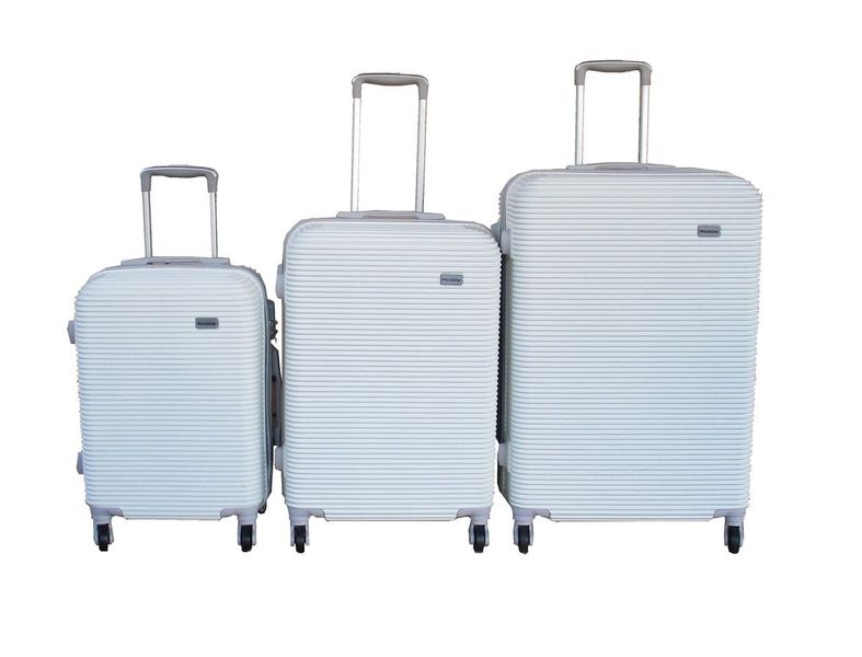 Premium 3-Piece ABS Luggage Set - Lightweight, Durable/Secure