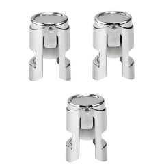 Portable Stainless Steel Locking Champagne Bottle Stopper Sealing Device