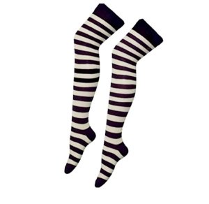 Women/Girls Over the Knee Striped Socks (size 6 foot )