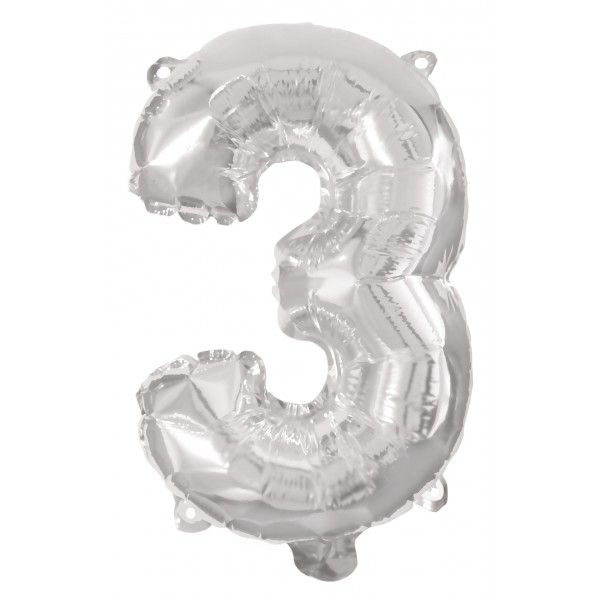 37 Inch Air-Helium Silver Foil Balloon 3