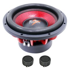 Ice Power 12" Thunder Series 12500w DVC D4 Subwoofer &amp; Evo Tweeters
