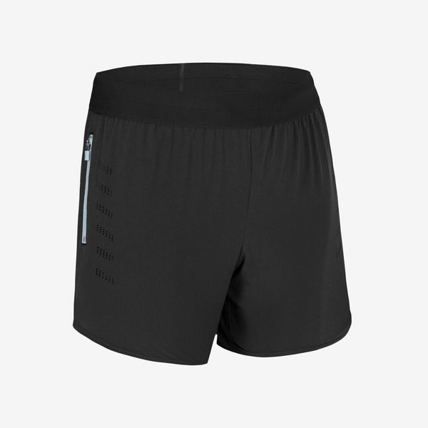 Kiprun Kids Running Shorts with Zip Pockets - Dry + 900 - Black