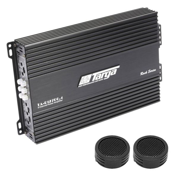 Targa TA-R12700.4 Rock Series 4 Channel Amplifier &amp; Evo Tweeters