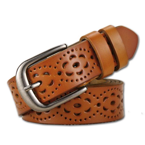 Vintage Genuine Leather Women's Belt,Fit for waist size 66-84cm