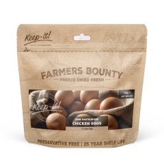 12 Pack - Freeze Dried Pasturised Egg Powder 12 Large Eggs (144 eggs)