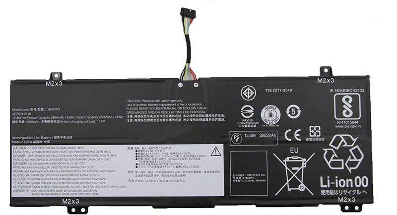Battery for Lenovo IdeaPad S540-14API, S540-14IML, Flex-14IML (L18M4PF3)