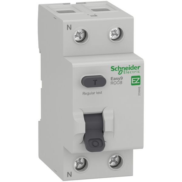 EASY9 Earth Leakage RCCB 2Pole 63Amp 30MA AC-type