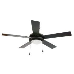 52-Inch 5-Blade Ceiling Fan with Light and Pull Chain Control - FCF004