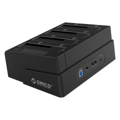 Orico 4 Bay 2.5"/3.5" USB3.0 HDD|SSD Clone Dock - Black
