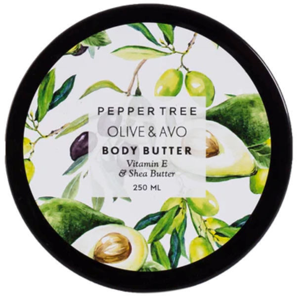 Pepper Tree Olive &amp; Avo Body Butter 250ml