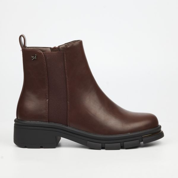ROCK &amp; CO Static 2 Women Faux Lether Ankle Boots - Chocolate