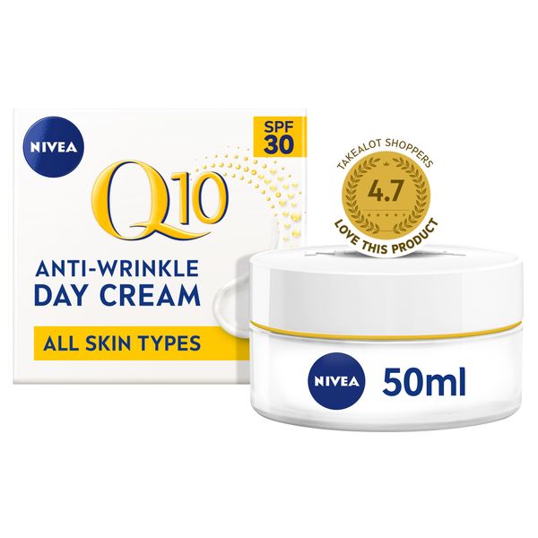 NIVEA Q10 Anti-Wrinkle Power Protecting Day Cream SPF30, Face Cream, 50ml