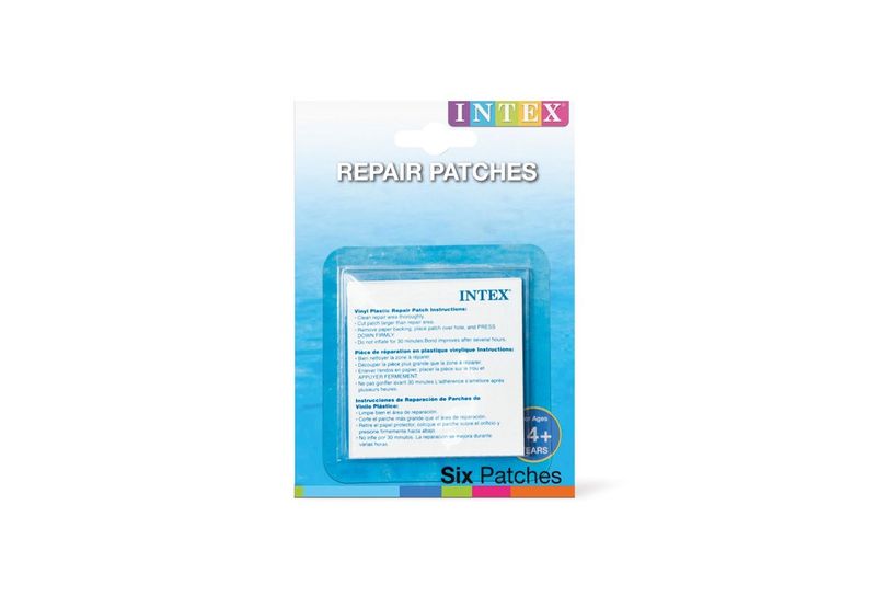 Intex - Carded Repair Patches - Inflatables - Swimming Pool - Pack of 6