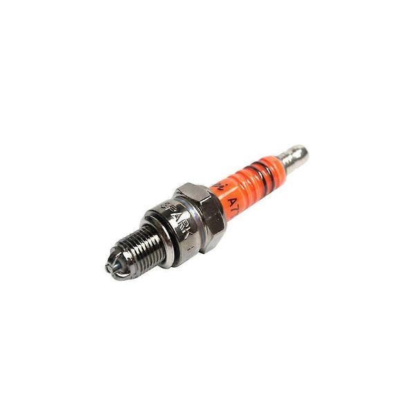 Motorcycle Spark Plug A7TC 3 Electrode Compatible with GY6 50cc 125cc