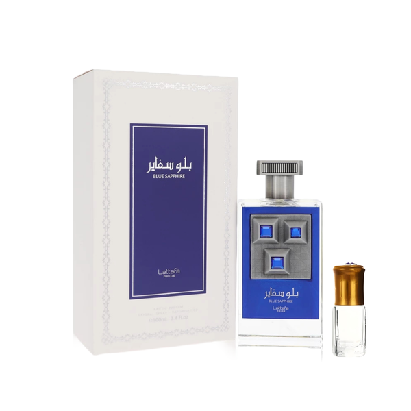 Lattafa - Blue Sapphire for Men EDP - 100ml + Perfume Oil
