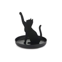 Black Metal Ring and Jewellery Holder - 10cm