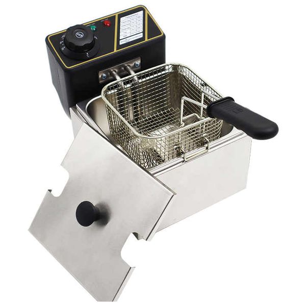 2L stainless steel single tank Electric Deep Fryer for frying potato chips