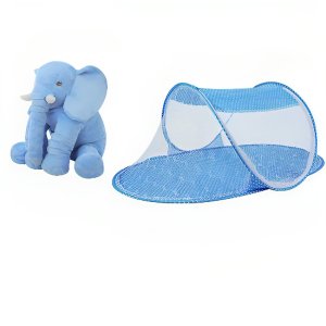 Combination Of Elaphant Pillow &amp; Baby Sleeping Net-ngat
