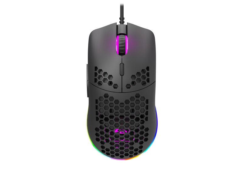 Canyon Puncher Gaming Mouse 7 Buttons Pixart 3519 Sensor RGB Lights Black