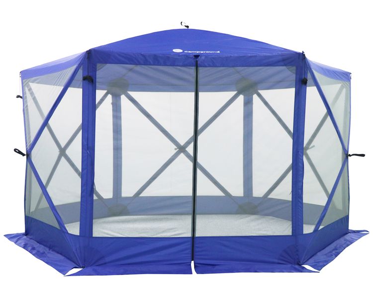 Campground 2 min Pop Up Hex Gazebo - 3m Wide x 2.25m High