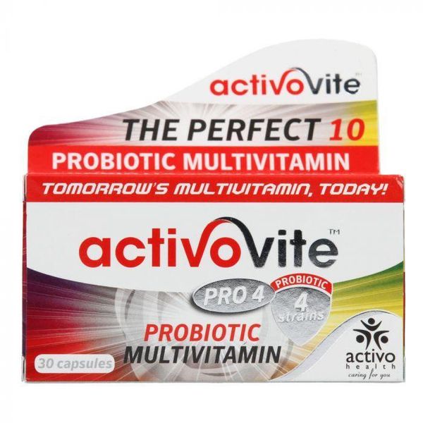 ActivoVite Pro 4 Probiotic Multivitamin - 30 Capsules