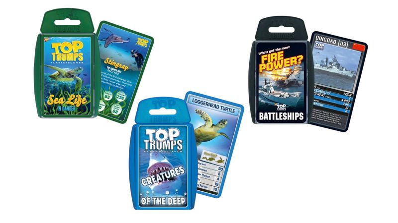 Top Trumps The Water World Edition - Battleships, Creatures &amp; Sea Life