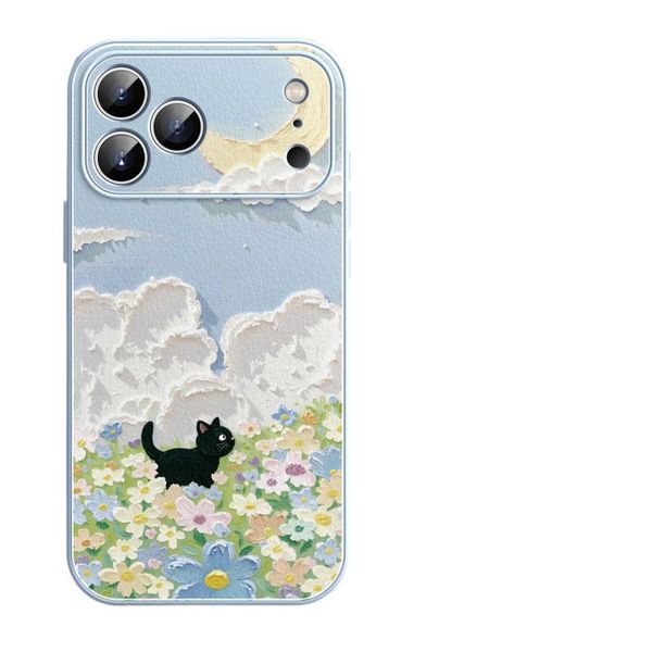 Phone Case Compatible with Iphone17 Oil Painting Kitten