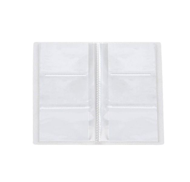 Matte Transparent 84-Slot Jewellery Storage Album - Portable Organiser