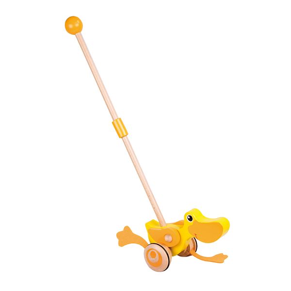 Classic World Wooden Duck Push Toy