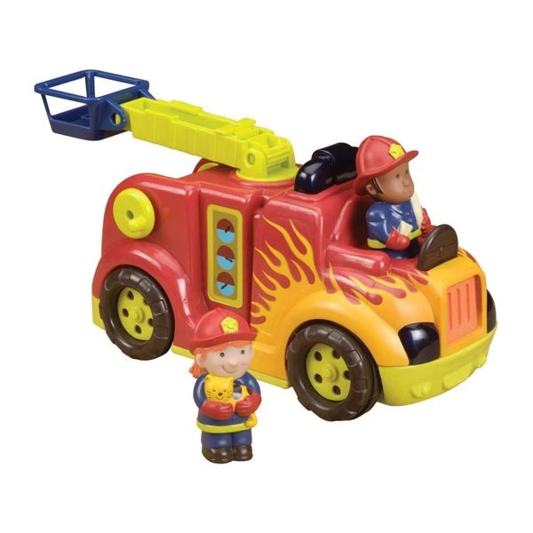 B. Toys Fire Flyer Lights &amp; Sounds Fire Truck Open Box