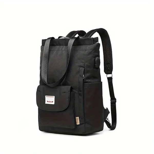 Waterproof Laptop Backpack, Adjustable And Stylish Nylon Shoulder Bag