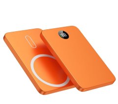 10000mAh Magnetic Power Bank (Orange) - 66W Fast Charge, 1 Unit