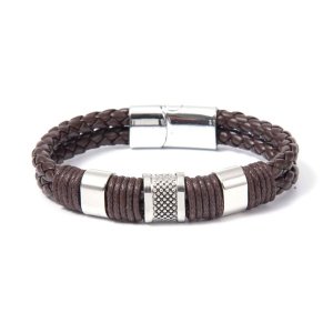 Leather Bracelet - Brown (ba-Dk067-Br)