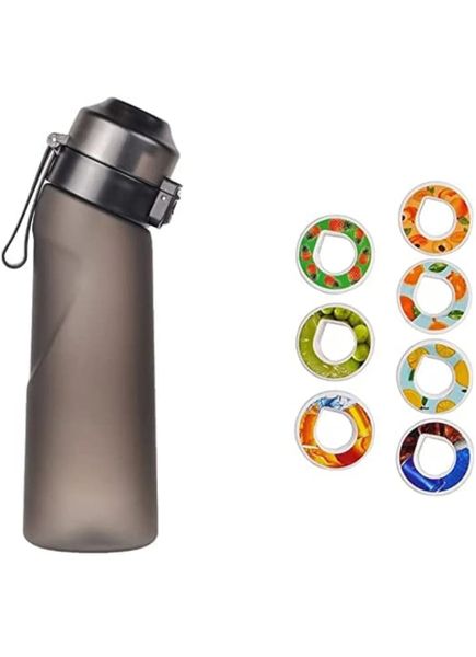 Fruit Flavoured Sports Water Bottle with 7 Flavour Pods