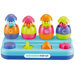 Dinosaur Egg Pop-Up Game - Colourful Activity Educational Toys for Babies