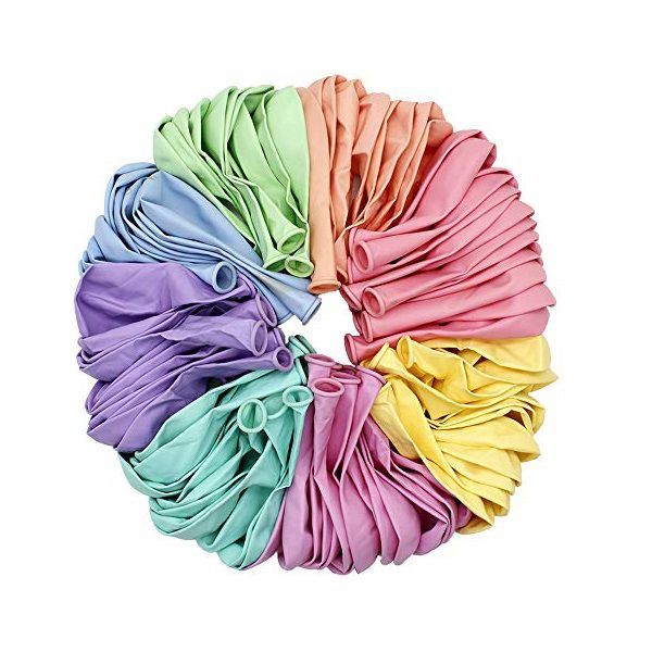 Assorted Pastel Balloons (Pack of 300)