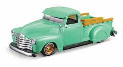 Maisto 1/25 Chev 3100 Pickup 1950 - Green - 20cm Long - Lowrider Design