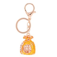 Fortune Bag Keychain (Yellow) - Wealth - welcoming, Fashionable