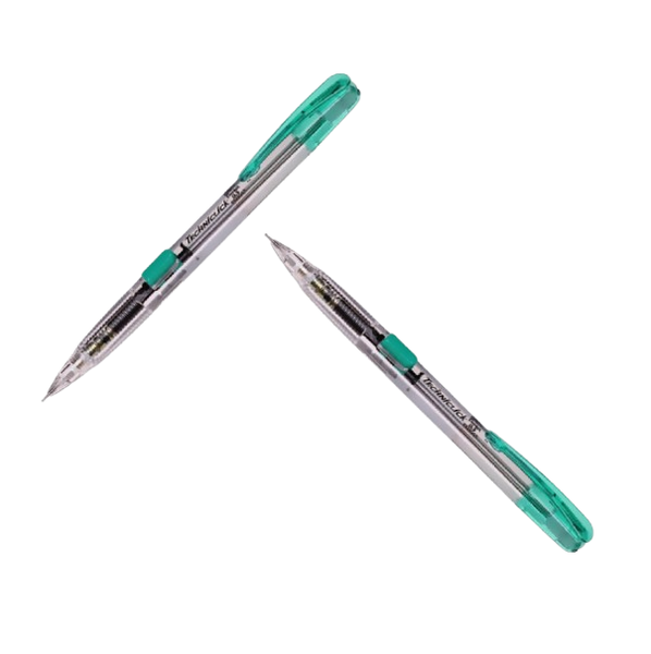 Pentel TechniClick Mechanical Pencil - Green Barrel - Pack of 2