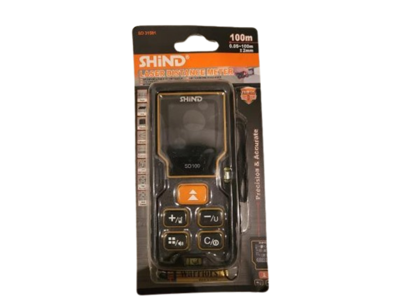 Shind Rugged Laser Distance Meter - 100m