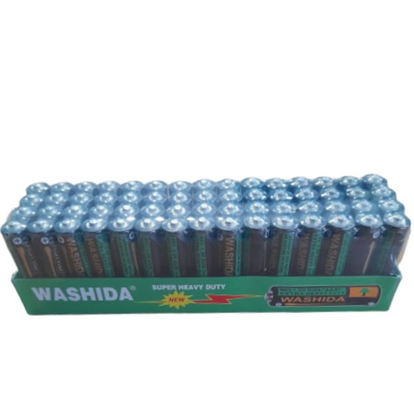 Washida Super Heavy Duty AAA Batteries Bulk Pack (60 Pack)